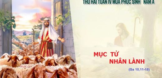 27.04.2026 – Thứ Hai Tuần IV Phục Sinh – Mục Tử Nhân Lành (Ga 10,11-18)