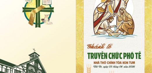 Thông Báo Thánh Lễ Truyền Chức Phó Tế 2026