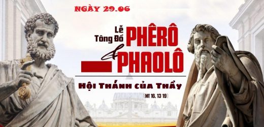 29.06.2026 – Lễ Thánh Phêrô Và Thánh Phaolô, Tông Đồ – Hội Thánh Của Thầy (Mt 16,13-19)