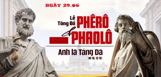 29.06.2026 – Lễ Thánh Phêrô Và Thánh Phaolô, Tông Đồ – Anh Là Tảng Đá (Mt 16,13-19)