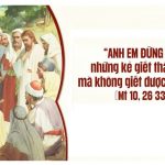 Chúa Nhật XII Thường Niên, Năm A (21.06.2026) – Anh Em Đừng Sợ (Mt 10,26-33)