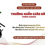 Ủy Ban Giáo Dân – Thường Huấn Tháng 6/2026: Ánh Sáng Trong Gia Đình