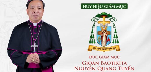 Huy Hiệu Và Khẩu Hiệu Của Đức Giám Mục Gioan Baotixita Nguyễn Quang Tuyến