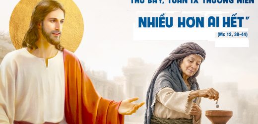 06.06.2026 – Thứ Bảy Tuần IX Thường Niên, Năm A – Nhiều Hơn Ai Hết (Mc 12,38-44)