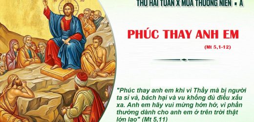 07.06.2026 – Thứ Hai Tuần X Thường Niên, Năm A – Phúc Thay Anh Em (Mt 5,1-12)