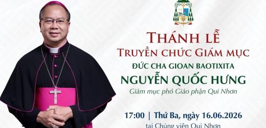 Thánh Lễ Truyền Chức Giám Mục Cho Đức Cha Tân Cử Gioan Baotixita Nguyễn Quốc Hưng