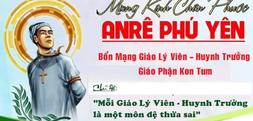 Thông Báo: Mừng Lễ Á Thánh Anrê Phú Yên, Bổn Mạng Giáo Lý Viên – Huynh Trưởng