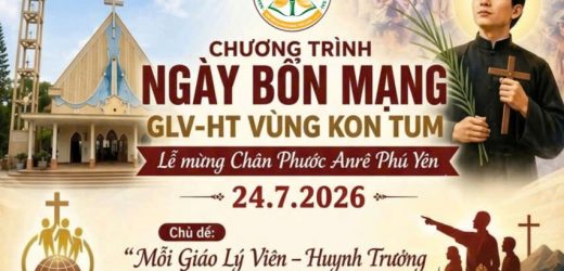Thông Báo: Mừng Lễ Á Thánh Anrê Phú Yên, Bổn Mạng Giáo Lý Viên – Huynh Trưởng