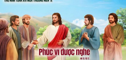 23.07.2026 – Thứ Năm Tuần XVI Thường Niên, Năm A – Phúc Vì Được Nghe (Mt 13,10-17)