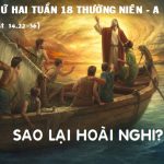 03.08.2026 – Thứ Hai Tuần XVII Thường Niên, Năm A – Sao Lại Hoài Nghi? (Mt 14,22-36)