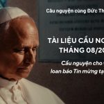 Tài Liệu Cầu Nguyện Cùng Đức Thánh Cha Tháng 8/2026: Cầu Nguyện Cho Việc Loan Báo Tin Mừng Tại Phố Thị