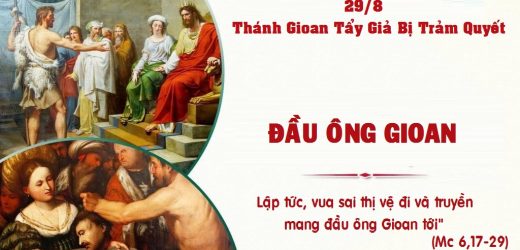 29.08.2026 – Thánh Gioan Tẩy Giả Bị Trảm Quyết – Đầu Ông Gioan (Mc 6,17-29)