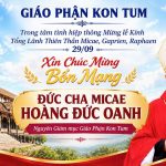 Chúc Mừng Bổn Mạng Đức Cha Micae Hoàng Đức Oanh