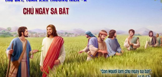 05.09.2026 – Thứ Bảy Tuần XXII Thường Niên, Năm A – Chủ Ngày Sa-bát (Luca 6,1-5)