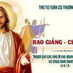 23.09.2026 – Thứ Tư Tuần XXV Thường Niên, Năm A – Rao Giảng Chữa Lành (Luca 9,1-6)
