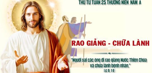 23.09.2026 – Thứ Tư Tuần XXV Thường Niên, Năm A – Rao Giảng Chữa Lành (Luca 9,1-6)