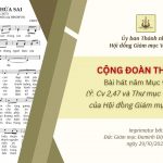 Ủy Ban Thánh Nhạc: Bài Hát Chủ Đề Năm Mục Vụ 2027 – Cộng Đoàn Thừa Sai