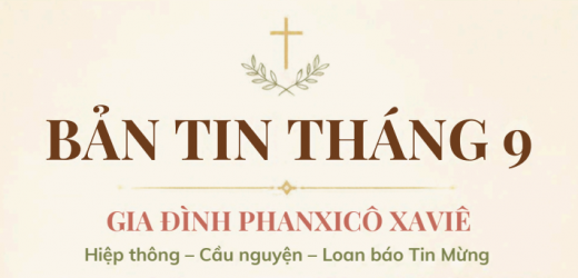 Gia Đình Phanxicô Xaviê – Bản Tin Tháng 9 Năm 2026