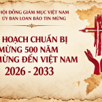 Kế Hoạch Chuẩn Bị Mừng 500 Năm Tin Mừng Đến Việt Nam (2026-2033): Từ Ký Ức Đức Tin Đến Một Hội Thánh Môn Đệ Thừa Sai