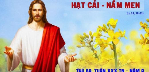 27.10.2026 – Thứ Ba Tuần XXX Thường Niên, Năm A – Hạt Cải – Nắm Men (Luca 13,18-21)
