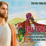19.10.2026 – Thứ Hai Tuần XXIX Thường Niên, Năm A – Thu Tích Của Cải (Luca 12,13-21)