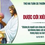 26.10.2026 – Thứ Hai Tuần XXX Thường Niên, Năm A – Được Cởi Xiềng Xích (Luca 13,10-17)