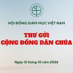 Hội Đồng Giám Mục Việt Nam – Thư Gửi Cộng Đồng Dân Chúa