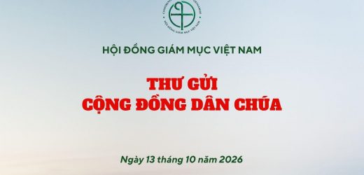 Hội Đồng Giám Mục Việt Nam – Thư Gửi Cộng Đồng Dân Chúa